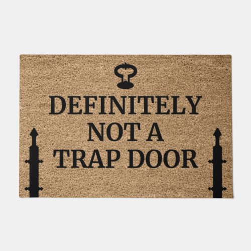 Definitely Not A Trap Door Doormat