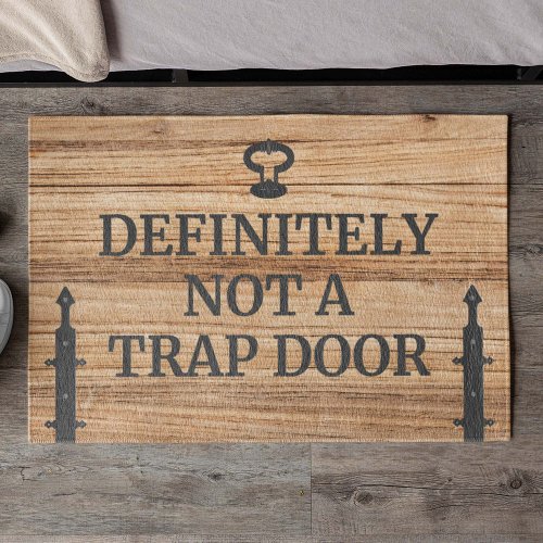 Definitely Not A Trap Door Doormat