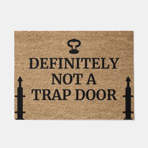 Definitely Not A Trap Door Doormat