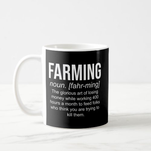 Definition Agriculture Fun Farmer Coffee Mug