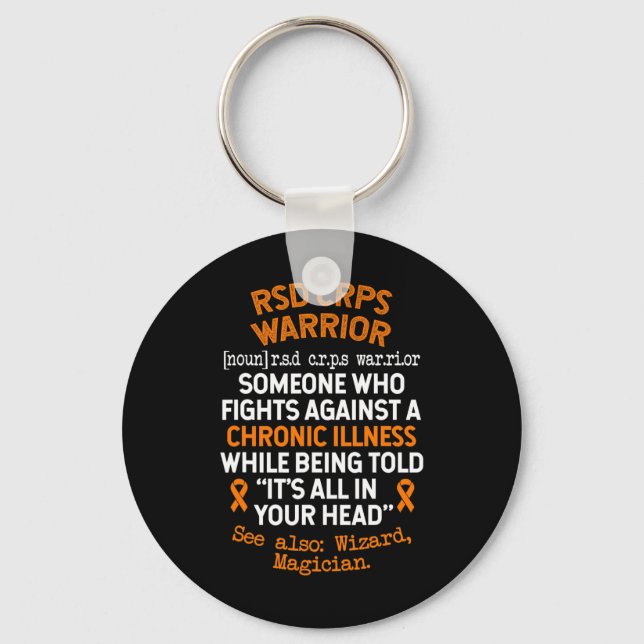 Definition Crps Warrior  Keychain (Front)