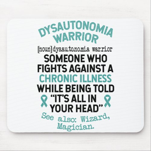 Definition Dysautonomia Warrior Mouse Pad