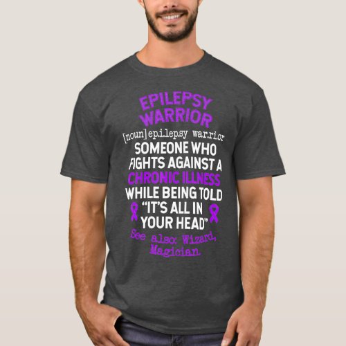 Definition Epilepsy Warrior Epilepsy Awareness T_Shirt