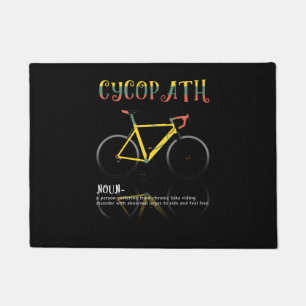 Definition Funny Cycling Addict Gift for Cyclist Doormat