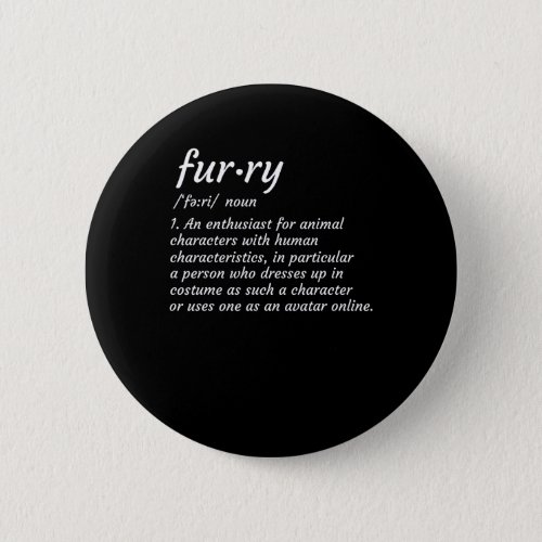 Definition Furry Fandom Furries Design Cosplay Button