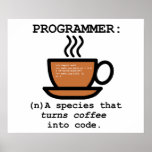 Definition of a Computer Programmer - Geek Poster