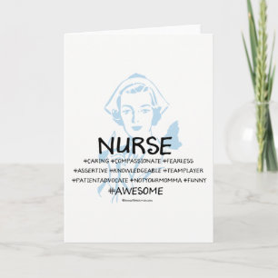 Definition of a Nurse Greeting Card