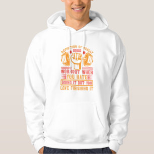 Definition of a Really Good Workout – Funny Gym Hoodie
