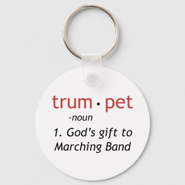 Definition of a Trumpet Keychain (Front)