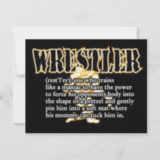 Definition of a Wrestler (Front)