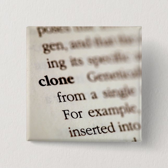 Definition of clone pinback button (Front)