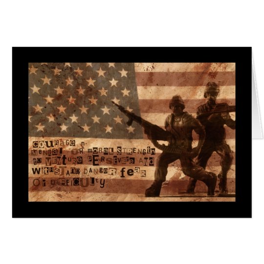 definition of courage card