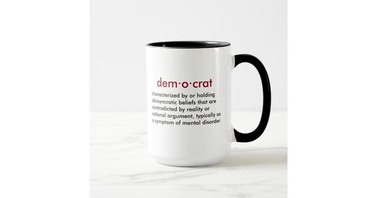 Definition of Democrat Mug Zazzle
