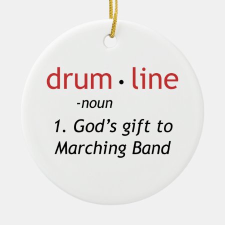Definition Of Drumline Ceramic Ornament