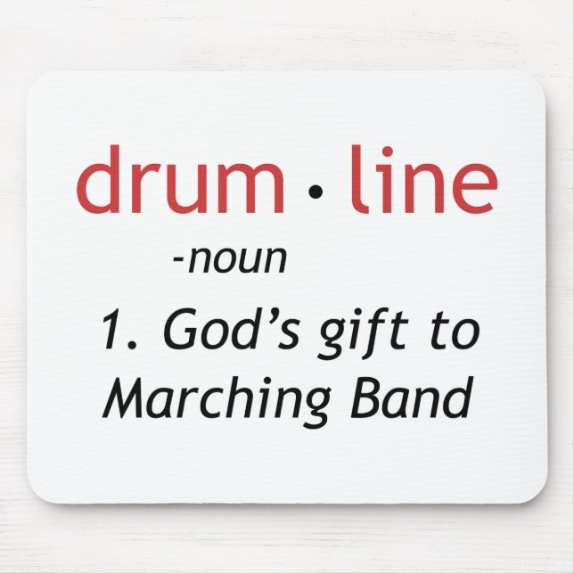 Definition of Drumline Mouse Pad (Front)