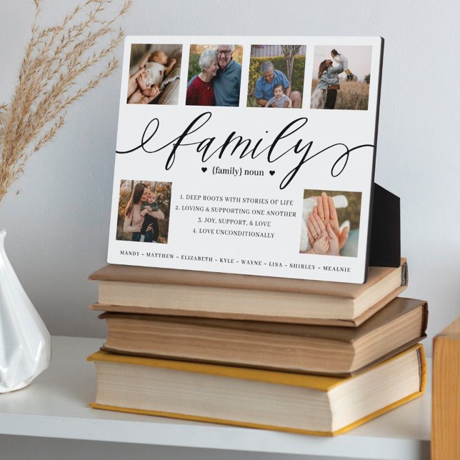 Definition of family Custom Photo Collage Keepsake Plaque (Creator Uploaded)