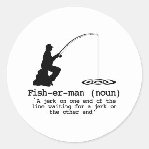 Definition of Fisherman Classic Round Sticker