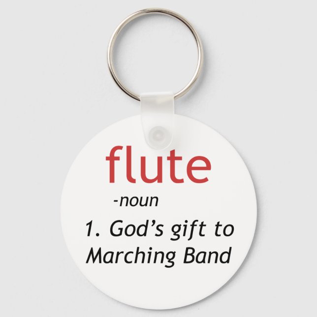 Definition of Flute Keychain (Front)