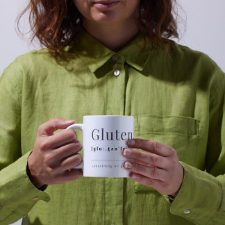 Definition of Gluten Free Coffee Mug - Dictionary