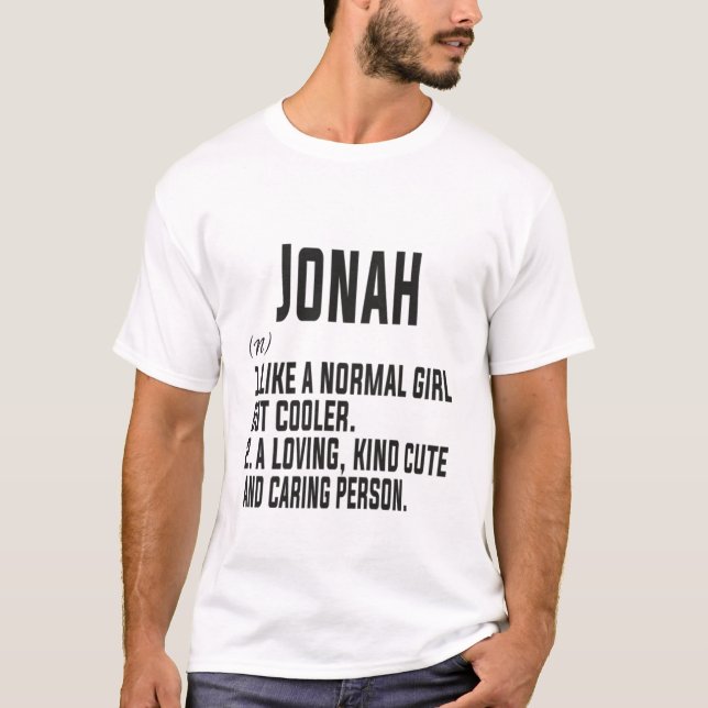 Definition Of Jonah Name597 T-Shirt (Front)