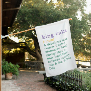 Definition of King Cake House Flag