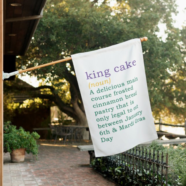 Definition of King Cake House Flag (In SItu)