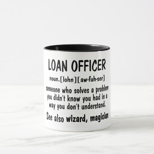 Definition Of Loan Officer Mug (Center)