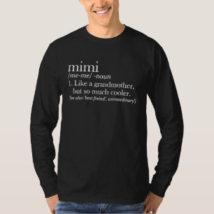 Definition Of Mimi Refiring To Cooler Grandma Moth T-Shirt