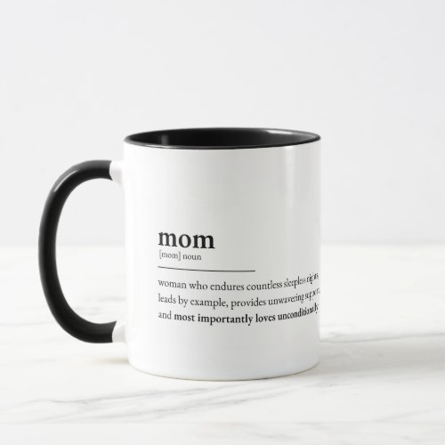 Definition of Mom Mug _ Mug for Mom _ Gift