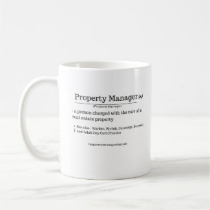 Definition of Property Manager Coffee Mug