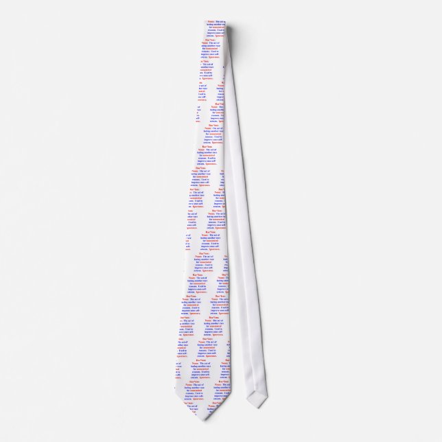 Definition of Racism Neck Tie (Front)