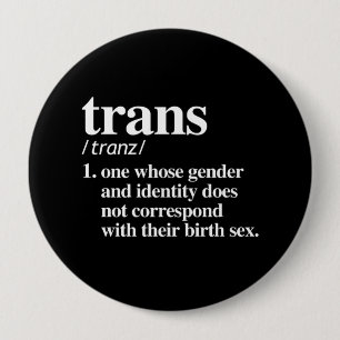 definition of trans - - LGBT Definitions - Button