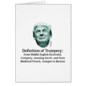 Definition of Trumpery (Front)
