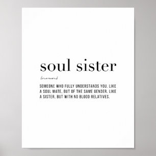 Definition Soul Sister Poster