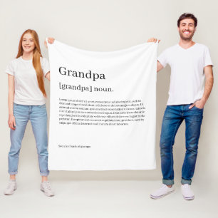 Definition Your Own Fun Personalized  Fleece Blanket