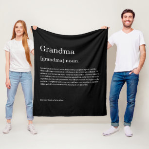 Definition Your Own Fun Personalized  Fleece Blanket
