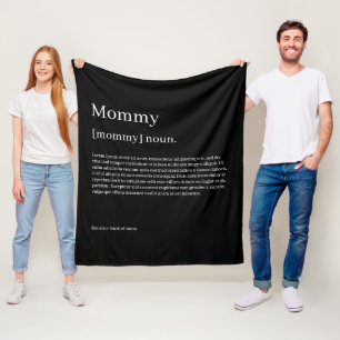 Definition Your Own Fun Personalized Fleece Blanket