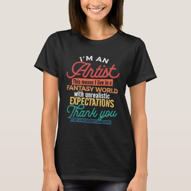 Definitions Creativity for Artistic Persons T-Shirt (Front)