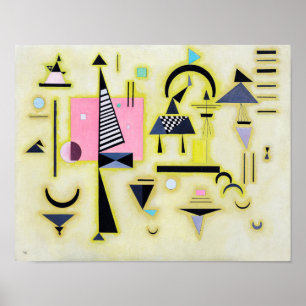 Definitive Rosy, Wassily Kandinsky Poster
