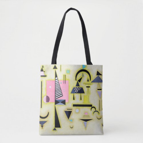 Definitive Rosy Wassily Kandinsky Tote Bag
