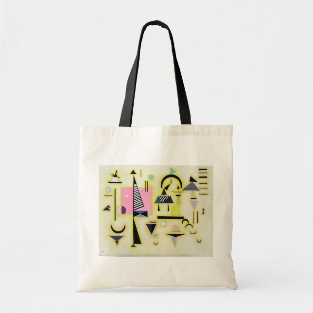Definitive Rosy, Wassily Kandinsky Tote Bag (Front)