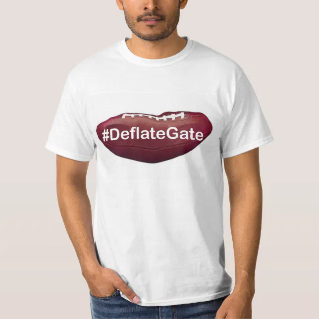 Deflated Football #Deflategate T-shirt | Zazzle