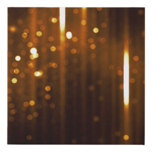 Defocused background faux canvas print