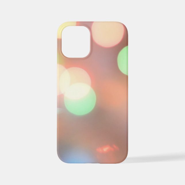 	Defocused image of illuminated christmas Light iPhone Case (Back)