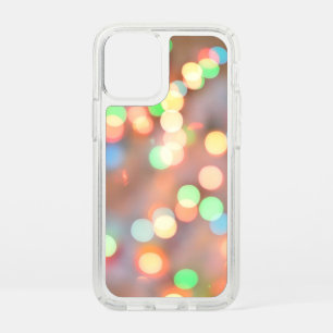 Defocused image of illuminated christmas Light Speck iPhone 12 Mini Case
