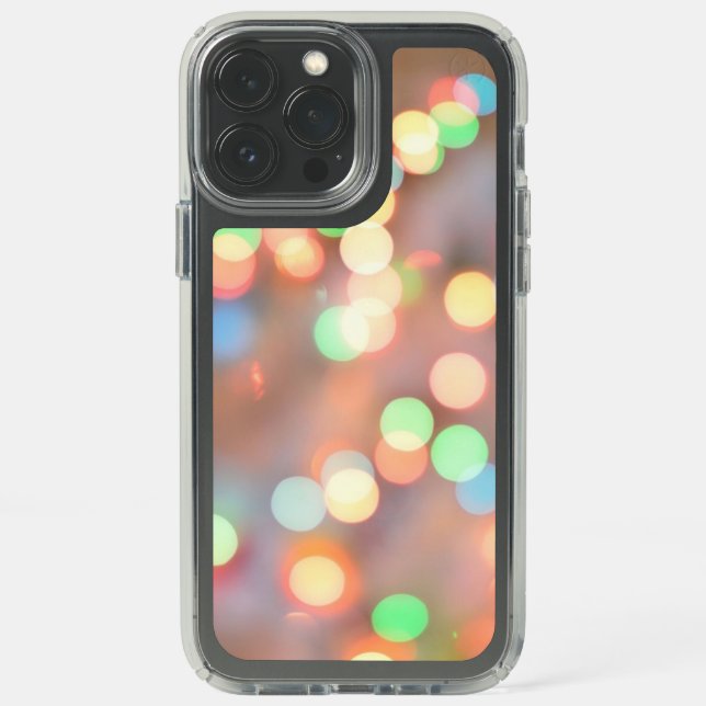 Defocused image of illuminated christmas Light Speck iPhone 13 Pro Max Case (Front)