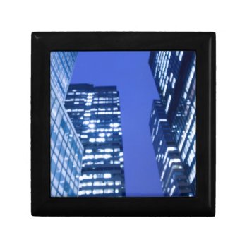 Defocused Upward View Of Office Building Windows Gift Box by iconicnewyork at Zazzle