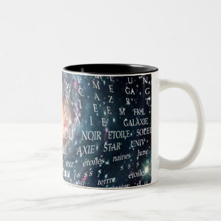 Deformed UNIVERSE Two-Tone Coffee Mug