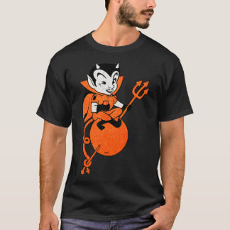 Defunct 1960s Orange Julius Logo with Winking Devi T-Shirt