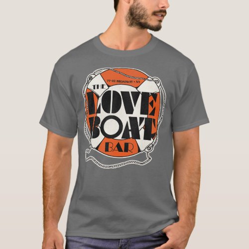 Defunct 80s LOVE BOAT Latino Gay Nightclub Bar NYC T_Shirt